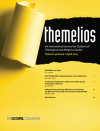 Cover of Themelios, Volume 38, Issue 1