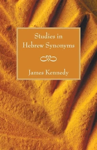 Cover of Studies in Hebrew Synonyms