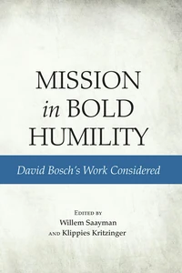 Cover of Mission in Bold Humility