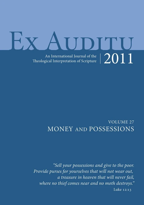 Cover of Ex Auditu - Volume 27