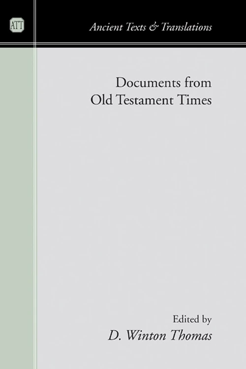 Cover of Documents from Old Testament Times