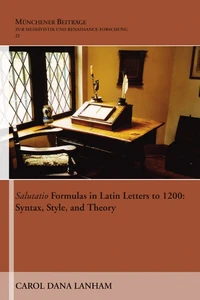 Cover of Salutatio Formulas in Latin Letters to 1200