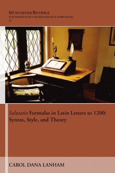 Cover of Salutatio Formulas in Latin Letters to 1200
