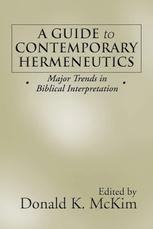 Cover of A Guide to Contemporary Hermeneutics