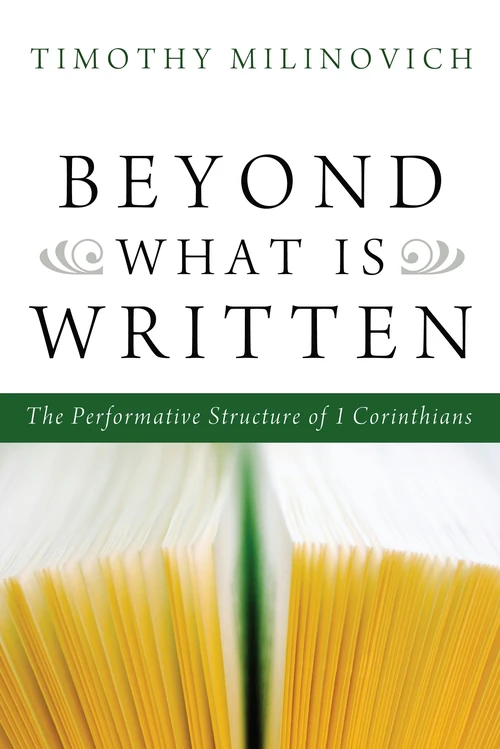 Cover of Beyond What Is Written