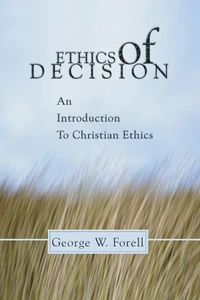 Cover of Ethics of Decision