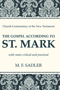 Cover of The Gospel According to St. Mark