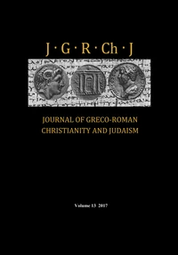 Cover of Journal of Greco-Roman Christianity and Judaism, Volume 13