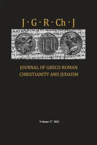 Cover of Journal of Greco-Roman Christianity and Judaism, Volume 17