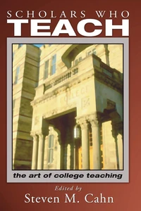 Cover of Scholars Who Teach