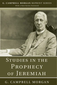 Cover of Studies in the Prophecy of Jeremiah