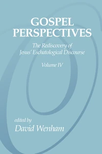 Cover of Gospel Perspectives, Volume 4