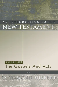 Cover of An Introduction to the New Testament, Volume 1
