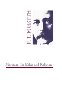 Cover of Marriage