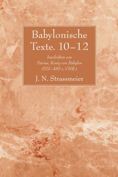 Cover of Babylonische Texte. 10-12