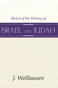 Cover of Sketch of the History of Israel and Judah, 3rd Edition