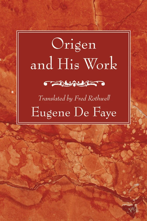 Cover of Origen and His Work