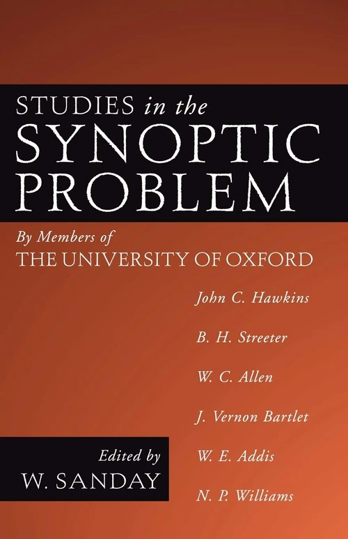 Cover of Studies in the Synoptic Problem