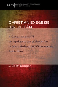 Cover of Christian Exegesis of the Qur’an