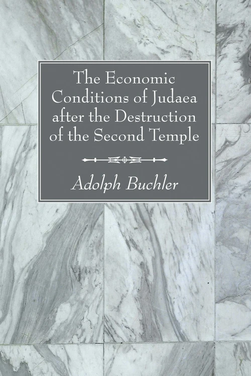 Cover of The Economic Conditions of Judaea after the Destruction of the Second Temple