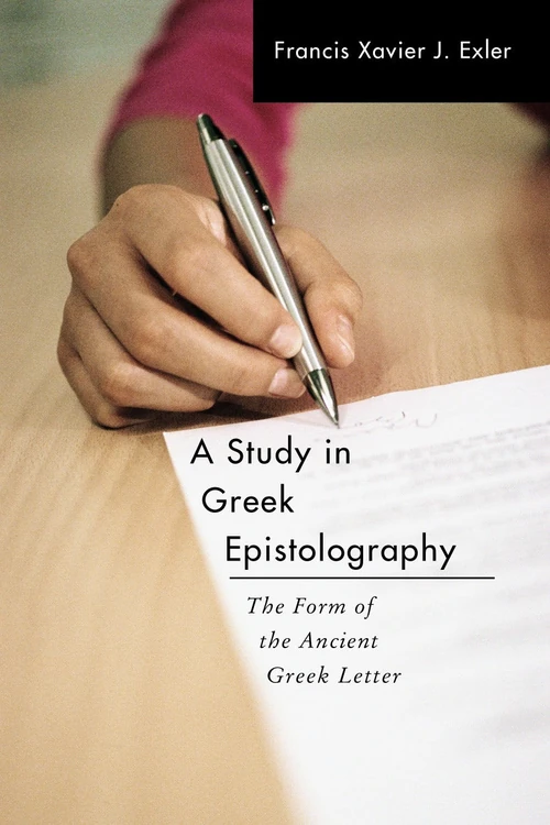 Cover of A Study in Greek Epistolography