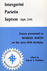 Cover of Intergerini Parietis Septvm (Eph. 2:14)