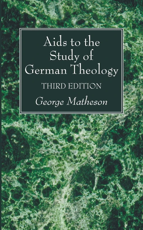 Cover of Aids to the Study of German Theology, 3rd Edition