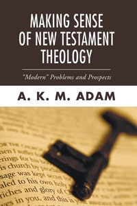 Cover of Making Sense of New Testament Theology
