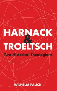 Cover of Harnack and Troeltsch