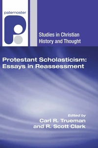 Cover of Protestant Scholasticism: Essays in Reassessment