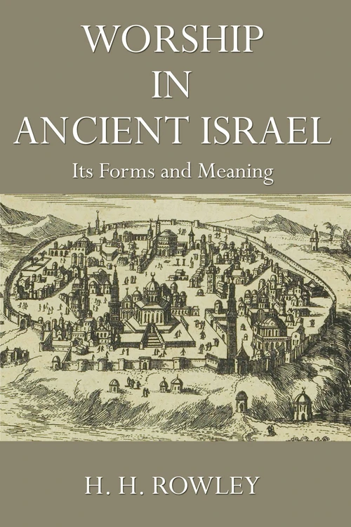 Cover of Worship in Ancient Israel