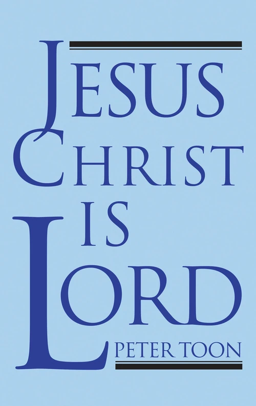 Cover of Jesus Christ Is Lord