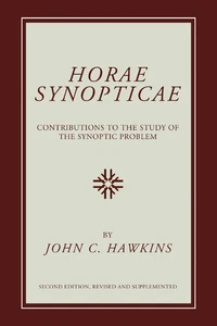 Cover of Horae Synopticae