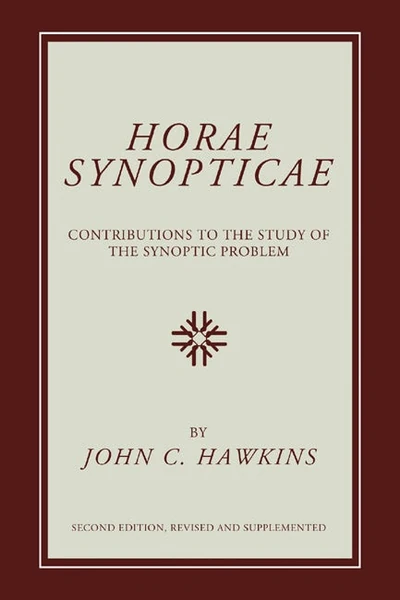 Cover of Horae Synopticae