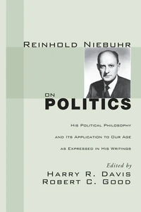 Cover of Reinhold Niebuhr on Politics