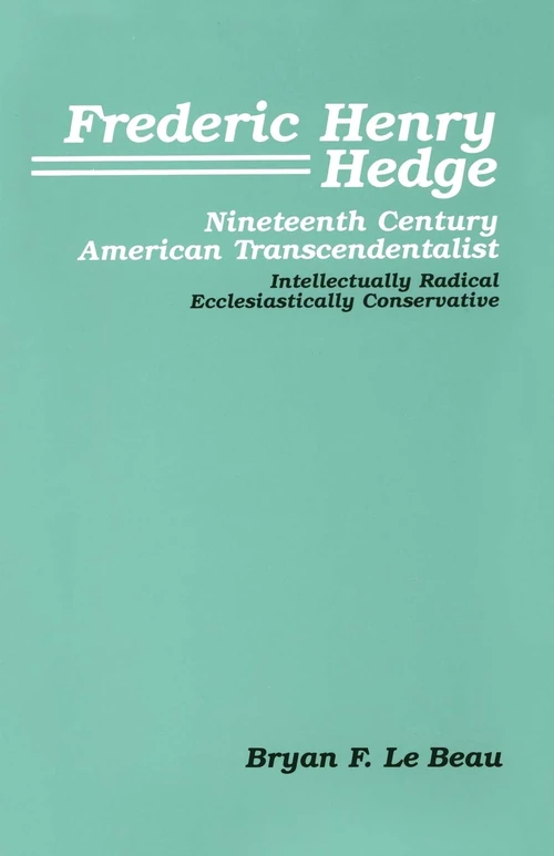 Cover of Frederic Henry Hedge