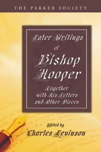 Cover of Later Writings of Bishop Hooper