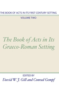 Cover of The Book of Acts in its First Century Setting, Volume 2