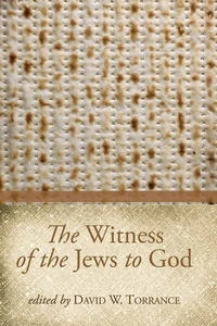 Cover of The Witness of the Jews to God