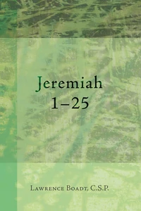 Cover of Jeremiah 1–25