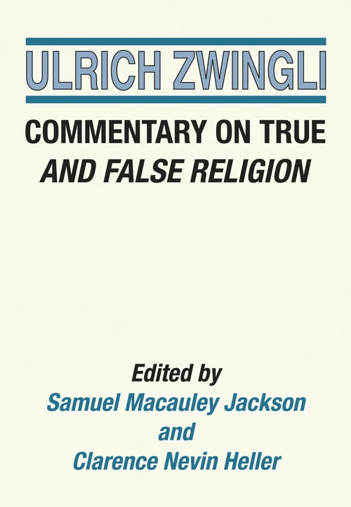 Cover of Commentary on True and False Religion