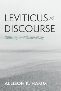 Cover of Leviticus as Discourse
