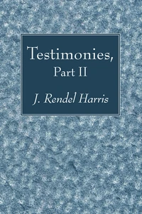 Cover of Testimonies, Part II