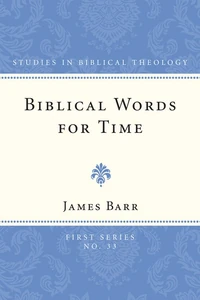 Cover of Biblical Words for Time