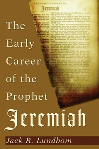 Cover of The Early Career of the Prophet Jeremiah