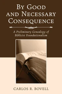 Cover of By Good and Necessary Consequence