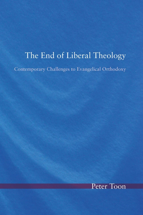 Cover of The End of Liberal Theology