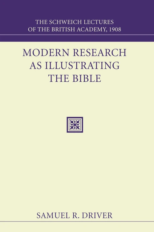 Cover of Modern Research as Illustrating the Bible