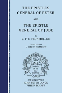 Cover of The Epistles General of Peter with the Epistle of Jude