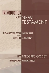 Cover of Introduction to the New Testament